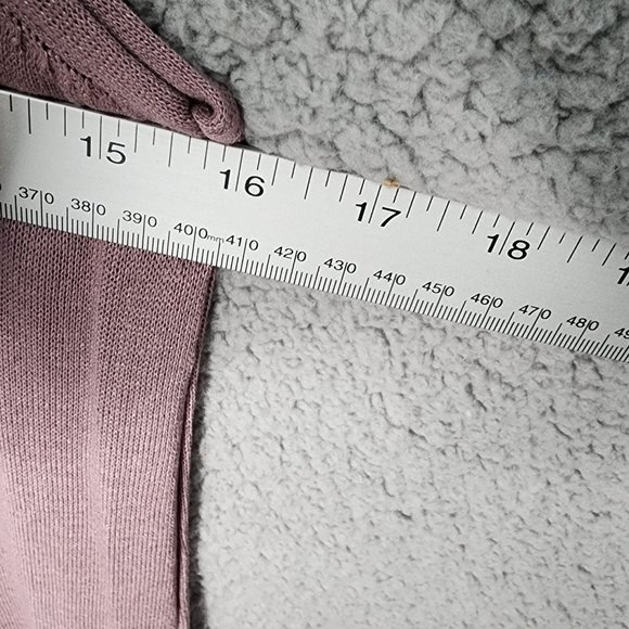 SIBERIAN Women's Small Dark Blush Pink Sleeveless Ruffled Bottom Sweater Dress - Picture 7 of 8